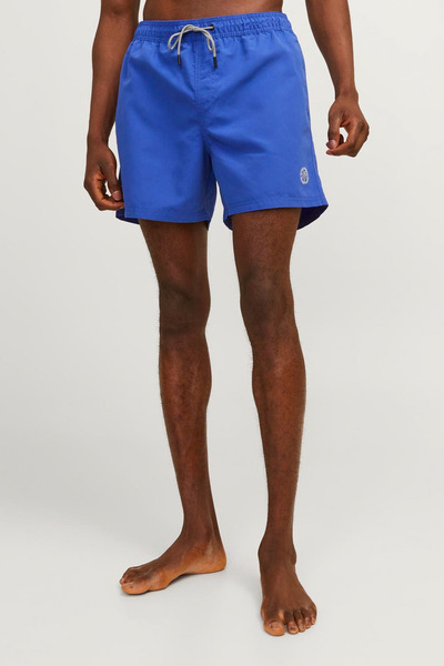 Jack & Jones JPSTFIJI JJSWIM SOLID LY Mavi Erkek Deniz Şortu