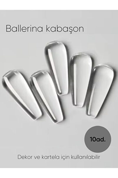 Endi Professional Kartela için cam tips 10 adet Ballerina