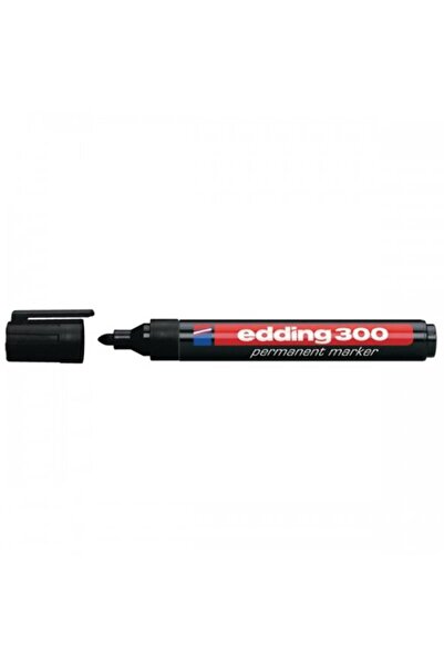 Edding Marker Pen Black (E-300) 10-Pack