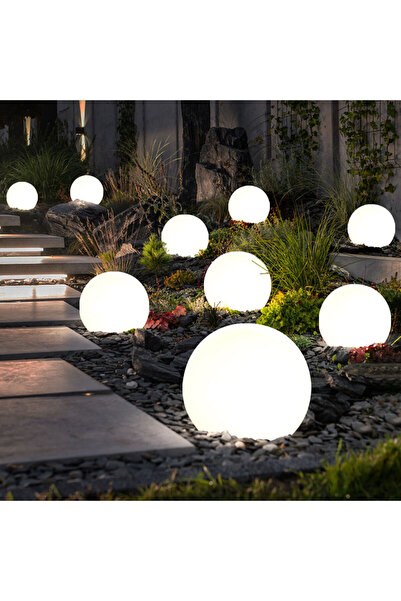 Şanlı SAPLAMALI (KAZIKLI) BAHÇE AYDINLATMA ARMATÜRÜ 40CM LIK GLOPLU 931