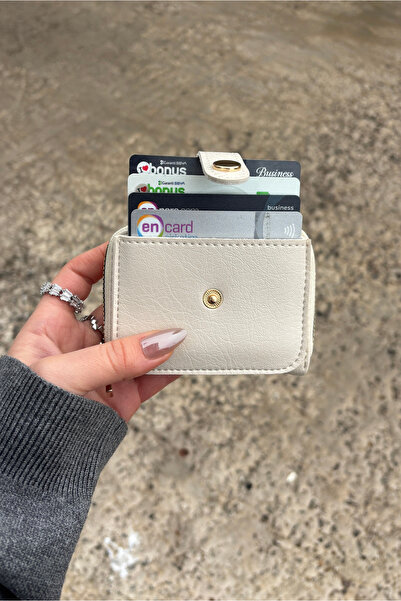 Yuka Atelier Horizontal Mechanism Faux Leather Card Holder Wallet