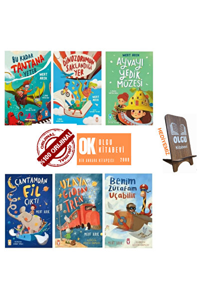 Timaş Çocuk Mert Arık 6 Kitap Set / Çantamdan Fil Çıktı -Uzaya Giden Tren - B...