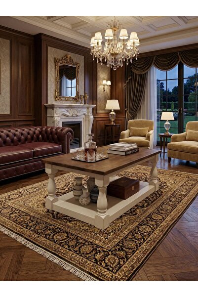 Noow Vintage Orta Sehpa | Torna Ayaklı | Masif Ladin Ağacı | NOWELLA HOME