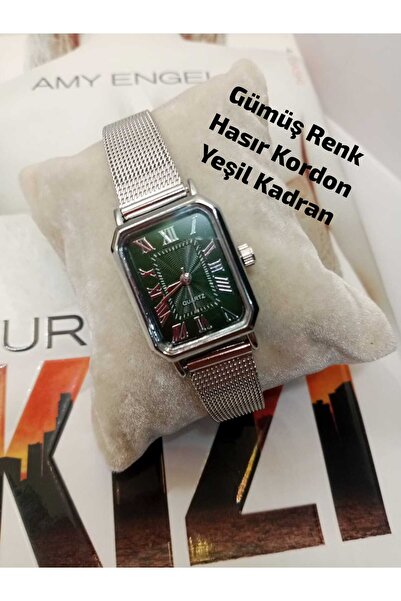 Brality Retro Series / Silver Color Case Silver Color Mesh Band- Roman Vintag...