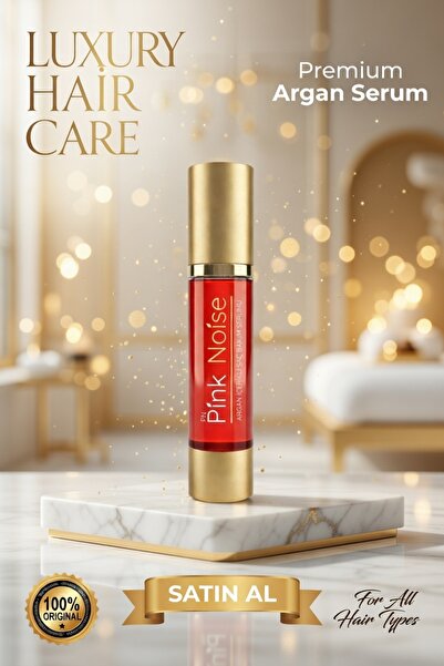 PN PİNK NOİSE ARGAN İÇERİKLİ SAÇ BAKIM SERUMU 50ML TÜM SAÇLAR İÇİN CANLILIK PARLAKLIK DOĞALLIK