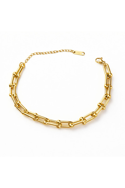 lolajewelry luxury steel gold renk tiff çelik halhal