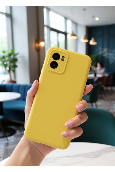 TechTrove Vivo Y15S Case Inside Velvet Soft Silicone Launch Cover
