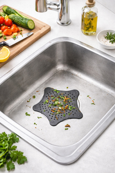 EcoVibe Silicone Sink Strainer Anti-Clogging, Flexible and Durable Silicone S...