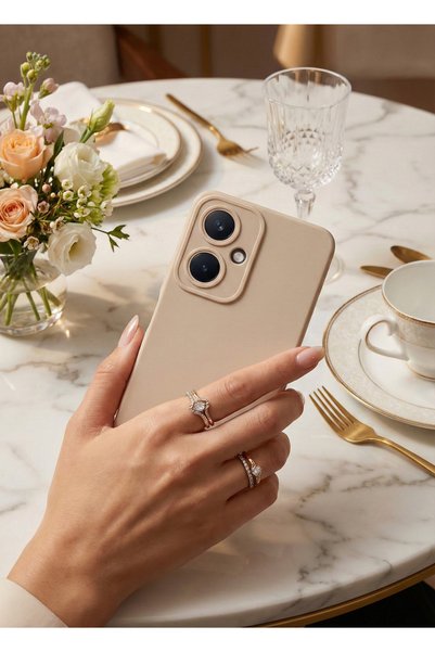 TechTrove غطاء إطلاق Vivo Y27 من السيليكون الناعم المخملي من الداخل