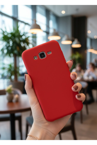 TechTrove Samsung Galaxy J7 Uyumlu Kılıf İçi Kadife Soft Silikon Lansman Kapak