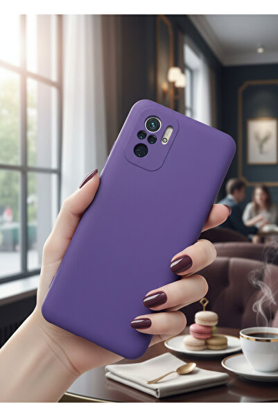 TechTrove Xiaomi Redmi Note 10s Kılıf Içi Kadife Süet Tasarımlı Kamera Koruma...
