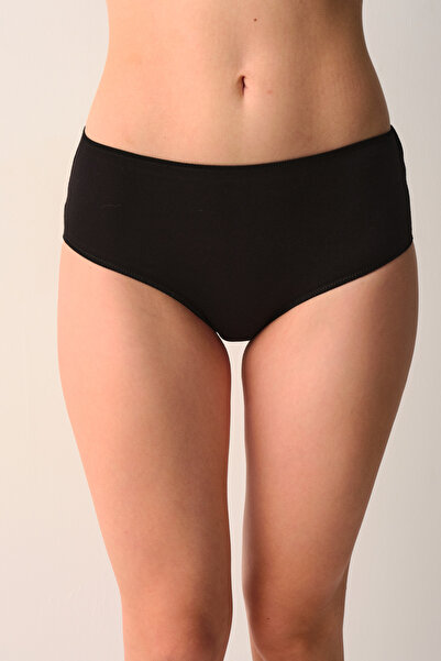 Amarelle Mila Black talie înaltă Pachet de 3, bumbac chiloți