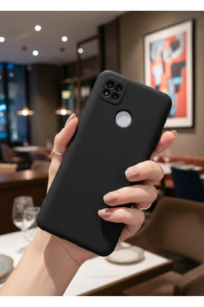 TechTrove Xiaomi Redmi 9C Kılıf Içi Kadife Süet Tasarımlı Kamera Korumalı Sil...
