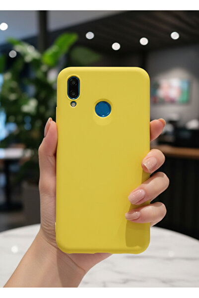 TechTrove Huawei P20 Lite Kılıf İçi Kadife Soft Silikon Lansman Kapak