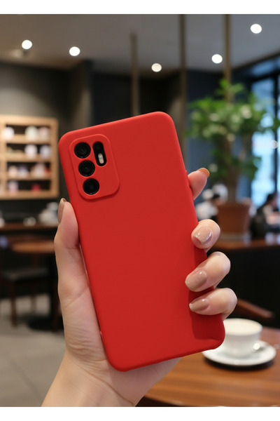 TechTrove Oppo Reno 6 Kılıf İçi Kadife Soft Silikon Lansman Kapak
