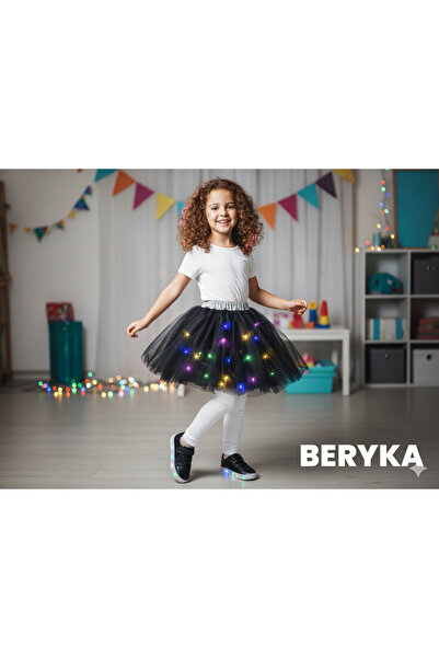 Beryka Prenseslere Özel LED Işıklı Tütü Etek Masalsı Şıklık! _ 2-10 yaş Kız Ç...