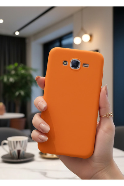 TechTrove Galaxy J7  uyumlu Kılıf İçi Kadife Soft Silikon Lansman Kapak