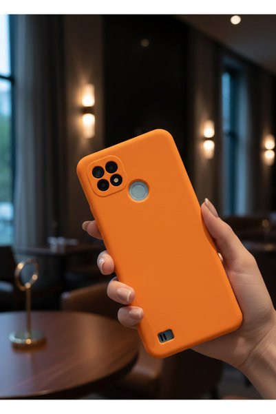 TechTrove Realme C21 Kılıf İçi Kadife Soft Silikon Lansman Kapak