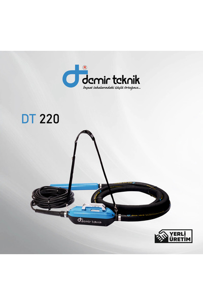 Demir Teknik Beton Vibratörü Kendinden Konvertörlü DT 220 - 60mm