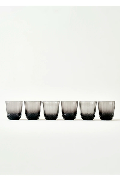 Bella Maison Κύπελλα Colore Kesme 6 τεμαχίων Ανθρακί (320 κ.εκ.)