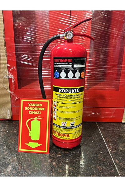 ELİTyangın METROPOL 6 KG FOAM KÖPÜKLÜ YANGIN SÖNDÜRME TÜPÜ