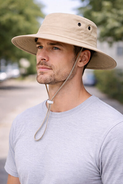 ZERAMİNE Safari Fötr Şapka Unisex