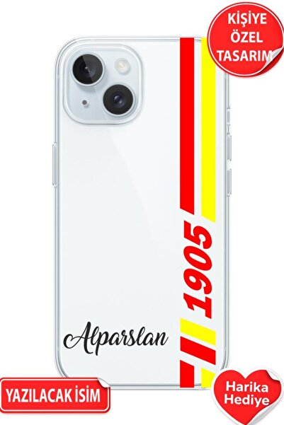 3GEN CASE İphone 13-İphone 14 Uyumlu Kişiye Özel İsim Eklenebilir Desenli Şef...
