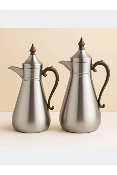 TOHFAT-AL MAIDAH طقم ترامس أصيلة فاخرة حافظ للحرارة لمدة 18 ساعة السعة الشاهي...