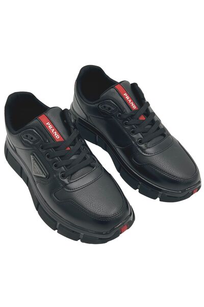 BGL Men's Black Sneakers Sneakers – Tpu Non-Slip Sole Layer, Comfortable Desi...