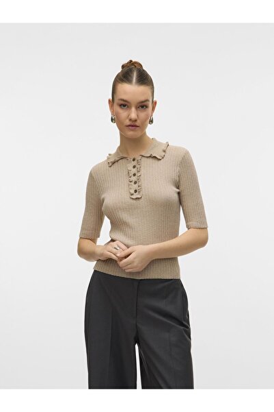 Vero Moda Polo AWSHIRLI Gestricktes Poloshirt