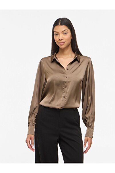 VILA Hemd VIENNA Ballonärmel