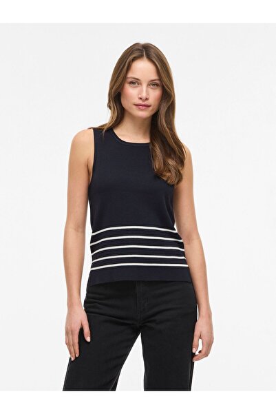 VILA Strickoberteil Ärmelloses