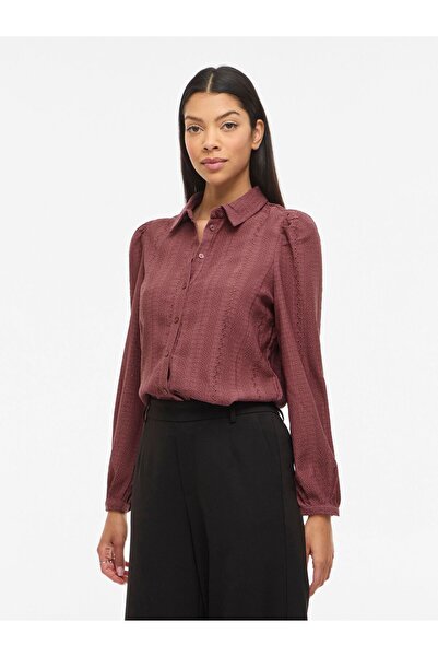 VILA Hemd VIZANIA Langarm