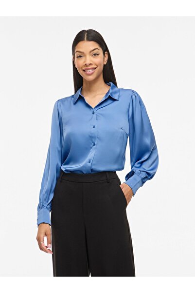 VILA Hemd VIENNA Ballonärmel