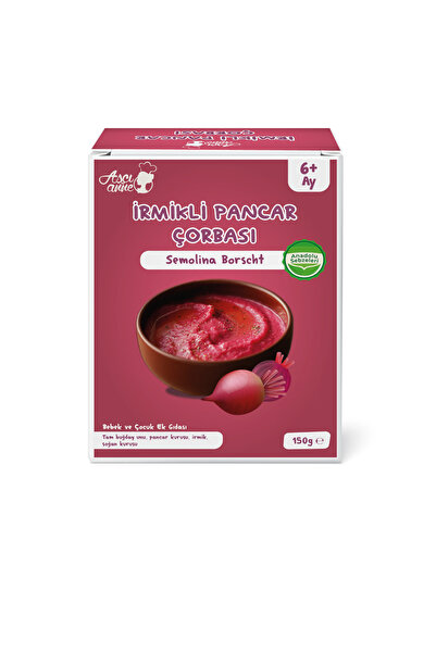 Aşçı Anne İrmikli Pancar Çorbası - 6+ Ay - 150g