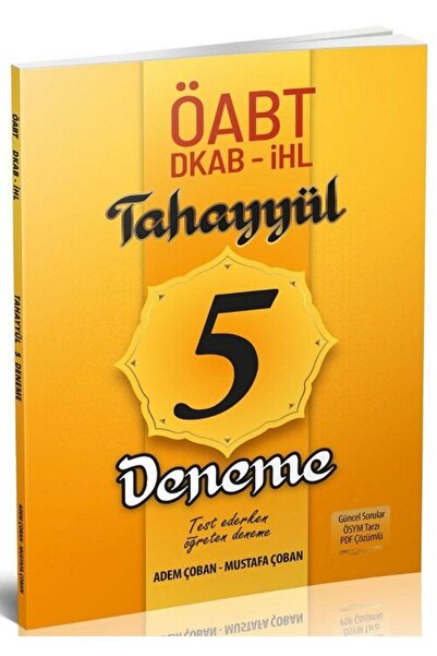 Tahayyül Yayınları Tahayyül ÖABT Din Kültürü ve Ahlak Bilgisi 5 Deneme Çözüml...