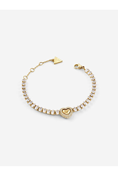 Guess Pave heart tennis bracelet