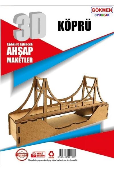 Gökmen Oyuncak Ahşap 3D Maket (3 Boyutlu Maket)