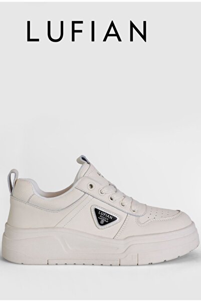 Lufian حذاء رياضي نسائي من جينيفر باللون الأبيض