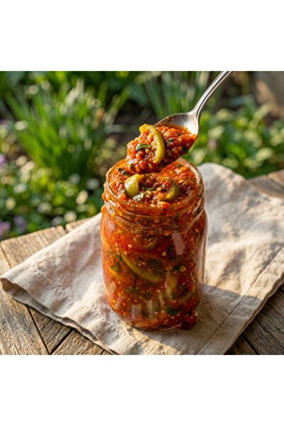 budabenimolsun Ev Yapımı Acısız Domates Turşusu – 1000cc Cam Kavanoz | 2025 Ü...
