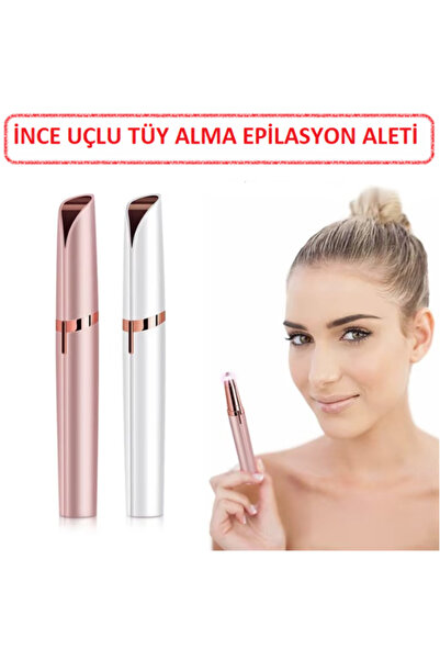 Canderel İnce Uçlu Kaş Bıyık Yüz Tüy Alma Epilasyon Aleti