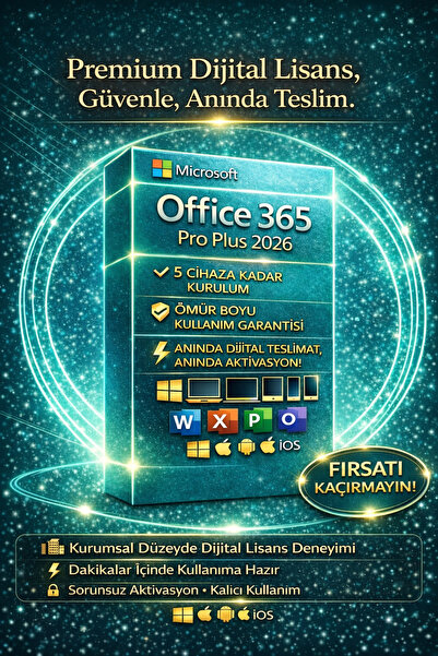 MICROSOFT Office 365 Pro Lisans Anahtarı 32 - 64