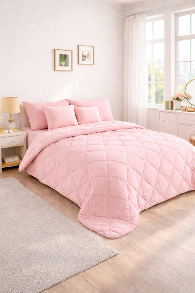 meressa home Wellsoft Çift Kişilik Çift Taraflı 4 Parça | Uyku Seti | Çeyiz