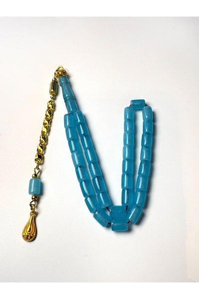 Tetik Tesbihçilik Uçak Camı Tesbih Usta işçilikli Kesme model Bilek boy Gold ...