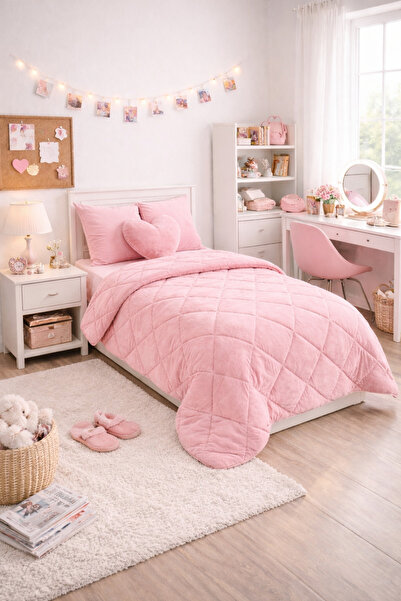 meressa home Tek Kişilik Lüks Welsoft Uyku Seti Çeyiz Seti