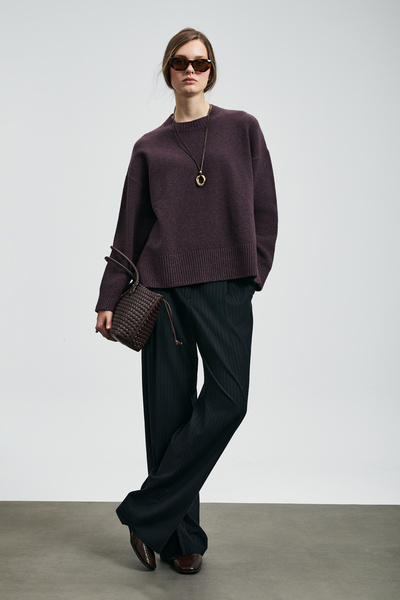 Lufian Pamela Women's Sweater Plum