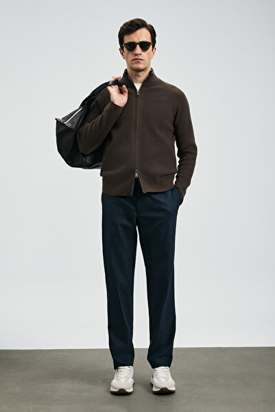 Lufian Amber Smart Erkek Chino Pantolon Slim Fit Lacivert