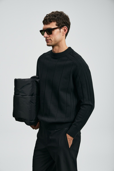 Lufian Grand Erkek Kazak Siyah