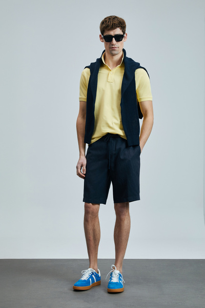 Lufian Laon Smart Erkek Polo Tişört Sarı