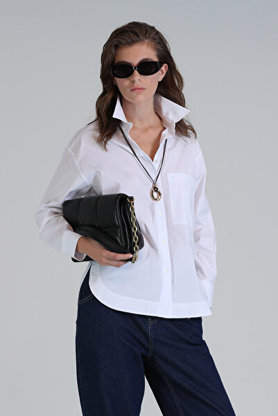 Lufian Raval Kadın Gömlek Beyaz